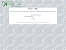 Tablet Screenshot of lilypad.ellenmilliongraphics.com